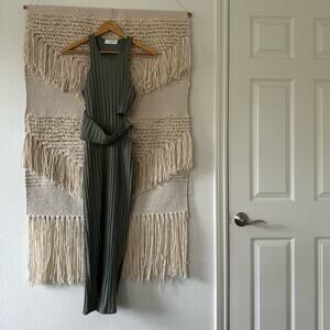 Jonathan Simkhai Standard Kaya Cutout Jersey Midi Dress